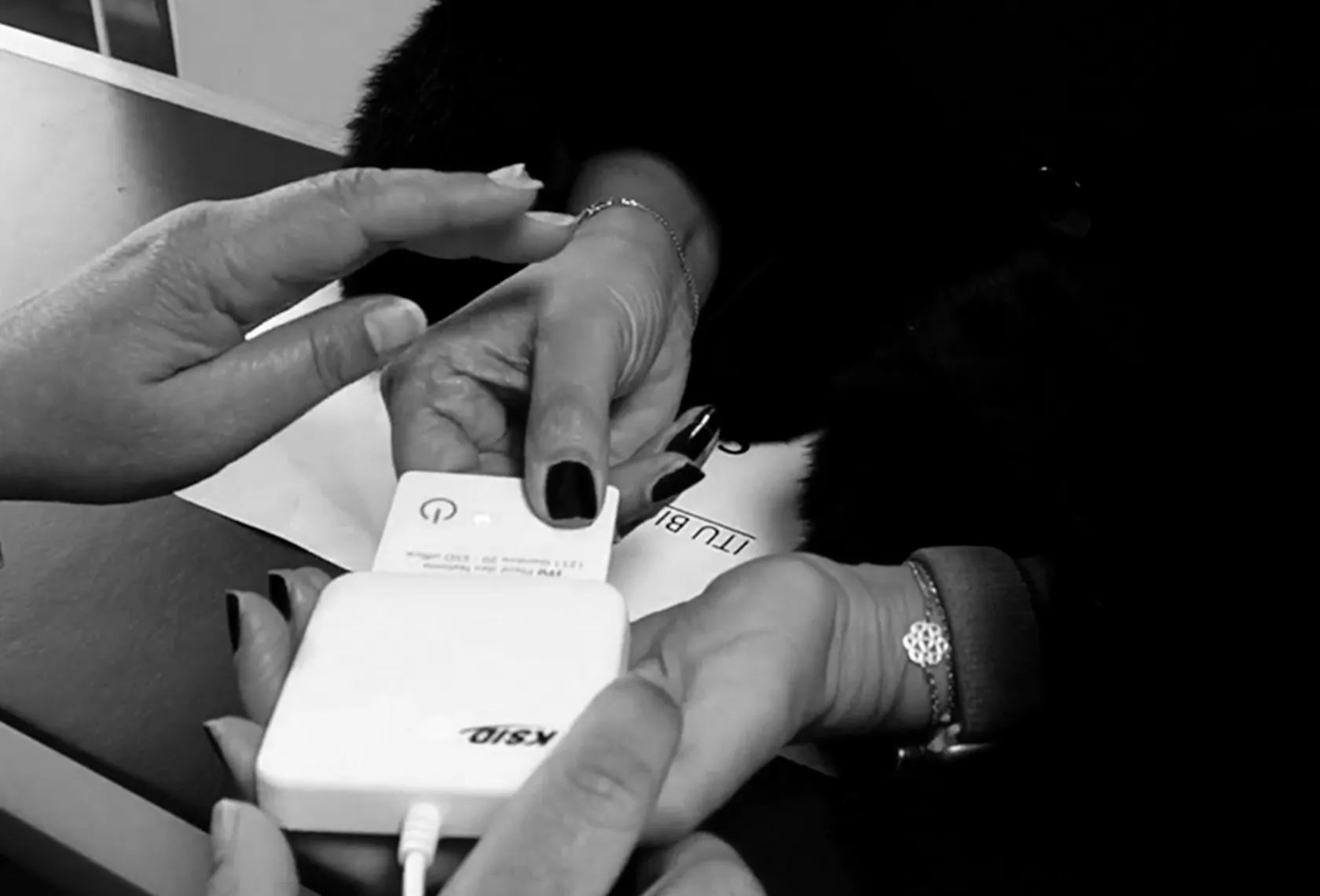Biometric Data Stored & Matched Inside Card