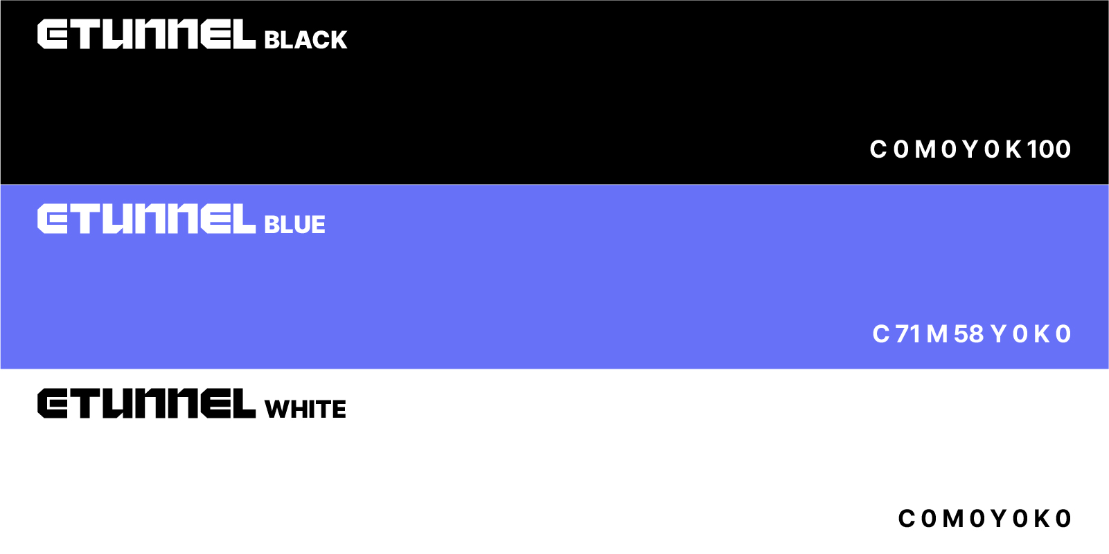 ETUNNEL Color Guide